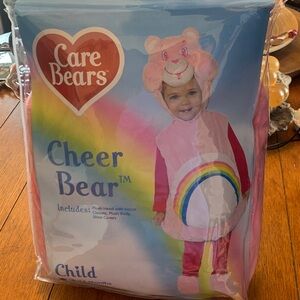 Care Bears Cheer Bear Pink Rainbow Costume Child Toddler Size 18-24 months NWT